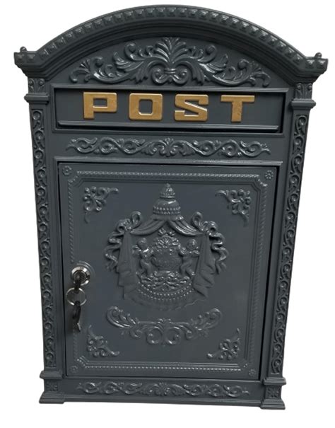 metal art letter boxes|metal wall mounted post box.